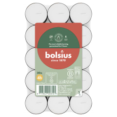 Arbatinės žvakutės BOLSIUS, 30 vnt., 4 h