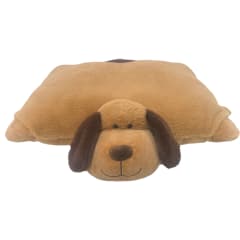 Pliušinė šuniuko pagalvėlė, 60 cm, ruda, AW26