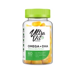 Maisto papild. ULTRAVIT OMEGA 3 DHA, 60 vnt.