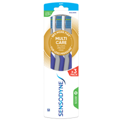 Dantų šep. SENSODYNE MULTI CARE SOFT, 3 vnt.