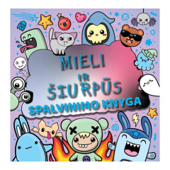 Knyga MIELI IR ŠIURPŪS. SPALVINIMO KNYGA