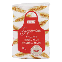 Kvietiniai miltai RIMI, 405 D, 1 kg