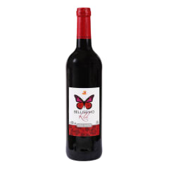 Raudon. pusiau saldus vynas BELLISSIMO, 0,75l