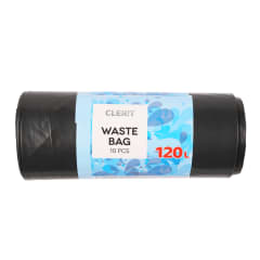 Šiukšlių maišai CLERIT, 120 l, 10 vnt.
