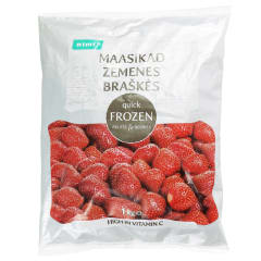 Greitai užšald. braškės RIMI, 1 kg