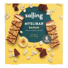Batonėliai su bananais SALLING, 6x25 g