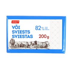 Sviestas RIMI, 82% riebumo, 200 g