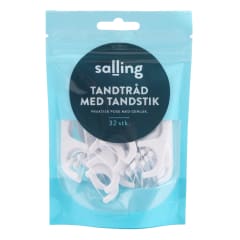 Dantų siūlas su krapšt. SALLING FRI, 32 vnt.