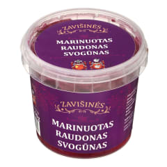 Marinuotas raudonas svogūnas, 170 g