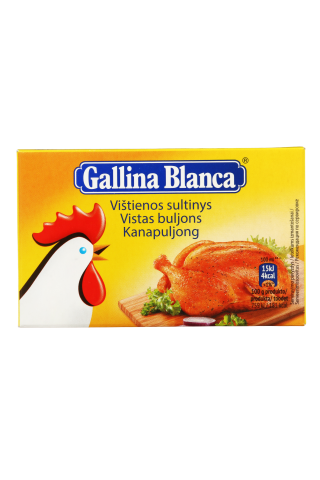 Buljons Galina Blanca vistas gaļas 8x10g