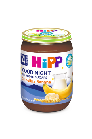 Piena p. Hipp bio ar ban., nakts 190g
