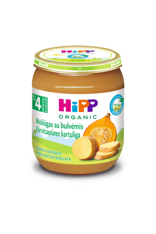 Biezenis Hipp bio ar ķirbi, kartupeļiem, no 4mēn., 125g
