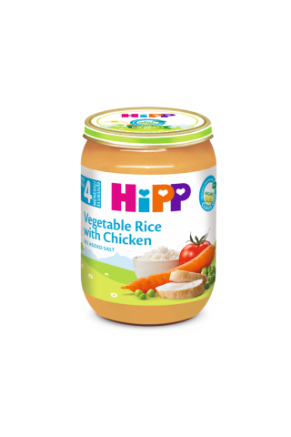 Biez. Hipp bio ar vistu.,rīs.,dārz.,190g