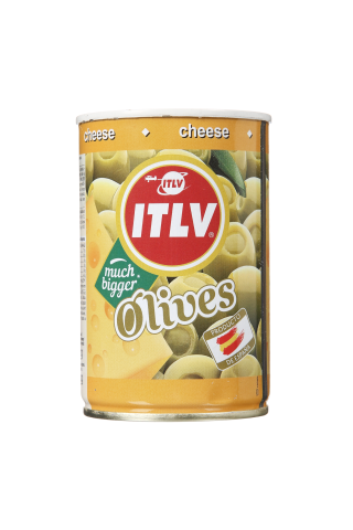 Zaļās olīvas ITLV ar sieru 314ml
