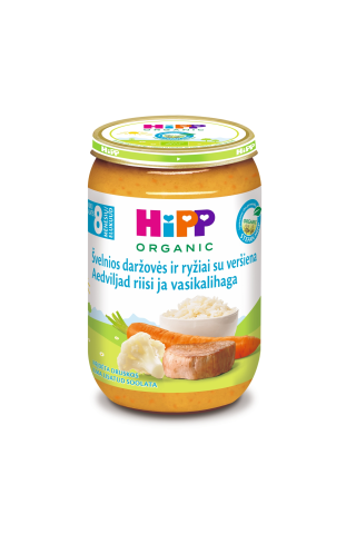 Biez. Hipp bio ar teļa gaļu, dārz. 200g