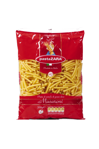 Makaroni Pasta ZARA nr.40 trubiņas 500g