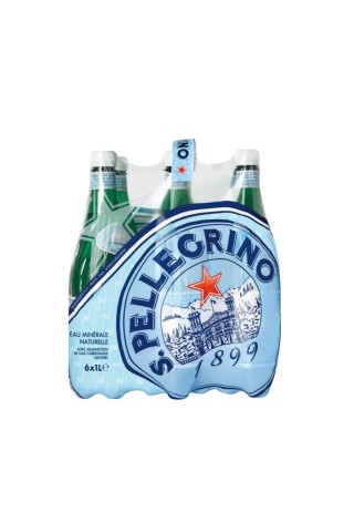 Min.lūdens S.Pellegrino gāzēts 1L*6gab