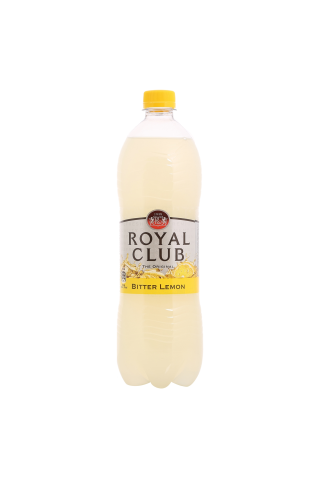 Gazuotas aromatizuotas karčiųjų citrinų skonio gėrimas ROYAL CLUB Bitter LEMON, 1 l