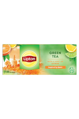 Zaļā tēja Lipton citrus 25tm 33g