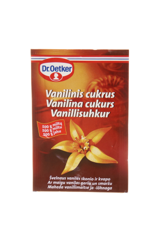 Vanilinis cukrus su natūralia vanile DR.OETKER, 8 g