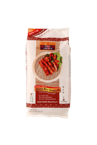 Rudųjų ryžių vermišeliai THAI-CHOICE, 200 g