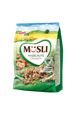 Kepti javainiai su lazdyno riešutais BONA VITA, 375 g