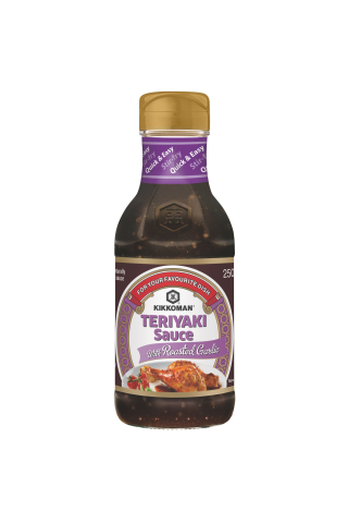 Mērce Kikkoman Teriyaki ar ceptiem ķiplokiem 250ml