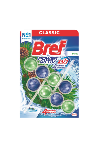 Tualetes bloks Bref SVR pine 2x51g