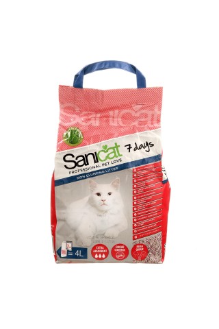Kaķu smiltis Sanicat 7 days, 4l