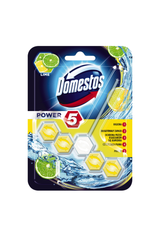 Tualetes bloks Domestos power 5 lime 55g