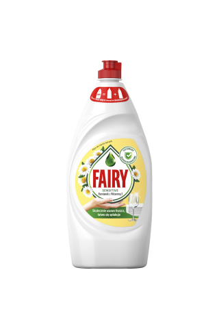 Trauku mazgāšanas līdzeklis fairy sensitive chamomile & vitamine e 900 ml
