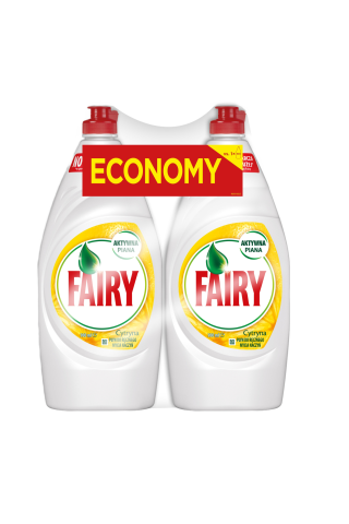 Trauku mazgāšanas līdzeklis fairy lemon 2x0.9l