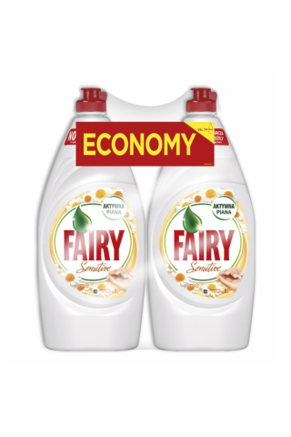 Trauku mazgāšanas līdzeklis fairy chamomile&vitamin e 2x0.9l