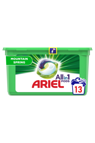 Veļas mazgājamās kapsulas Ariel moun spring 14 gab.