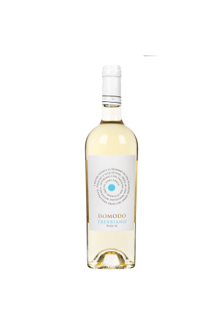 Baltas sausas vynas DOMODO TREBBIANO PUGLIA PUGLIA I.G.P., 12 %, 0,75 l