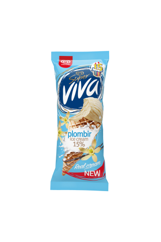 Saldējums Super Viva plombīrs 180ml