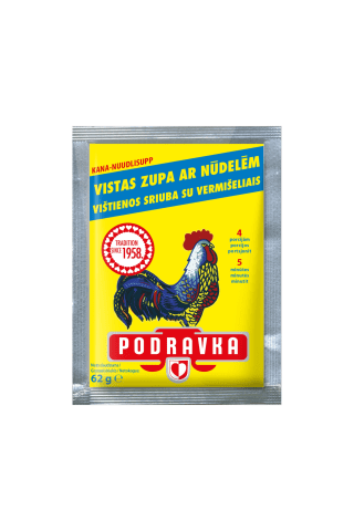 Sausā zupa Podravka vistas ar nūdelēm 62g