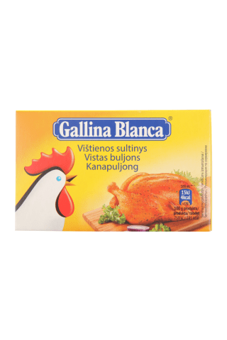 Buljons Galina Blanca vistas gaļas 8x10g