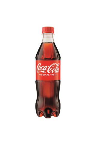 Gazuotas kolos skonio gaivusis gėrimas COCA-COLA, 0,5 l