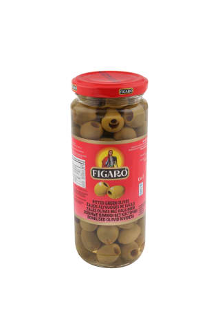 Žalios alyvuogės be kauliuko FIGARO, 340 g