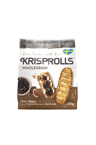 KRISPROLLS® Švediški pilno grūdo skrebučiai, 225 g