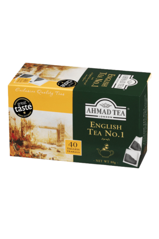 Melnā tēja Ahmad Tea English Nr.1 40x2g