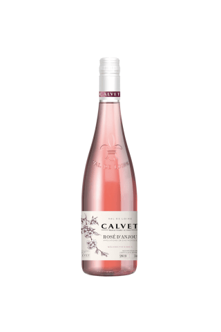 Rozā vīns Calvet Rose D'anjou AOC Bordeaux pussaldais 11% 0,75l