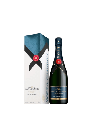 Šampanietis Moet & Chandon Nectar Chardonnay, Pinot Noir,Pinot Meunier pussausais 12% 0,75l
