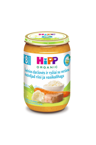 Biez. Hipp bio ar teļa gaļu, dārz. 200g