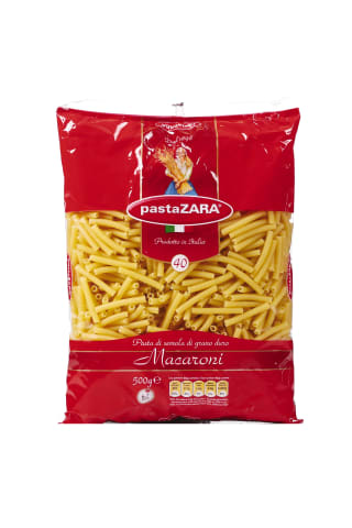 Makaroni Pasta ZARA nr.40 trubiņas 500g