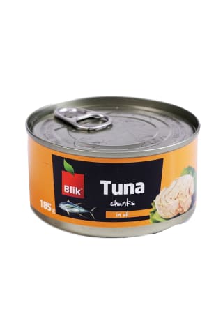 Tunča gabaliņi Blik eļļā 185g/130g