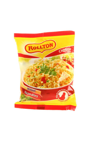Greitai pagaminami vermišeliai su naminiu sultiniu ir vištiena ROLLTON, 60 g