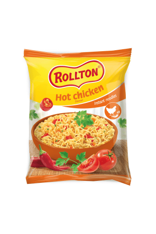 Nūdeles Rollton ar aso mājas vistas buljonu 60g
