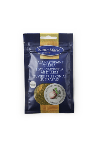 Garšviela piedeva Santa Maria zivīm ar dillēm 25g